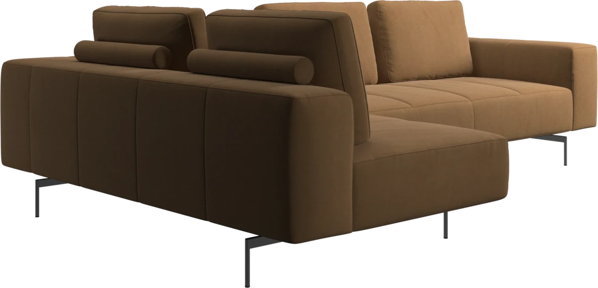 Amsterdam corner sofa with lounging unit
