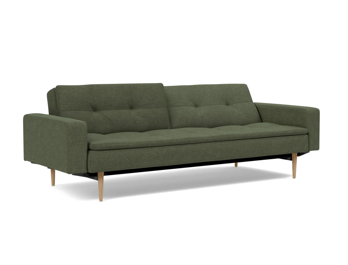 Dublexo Styletto Sofa Bed Light Wood With Arms