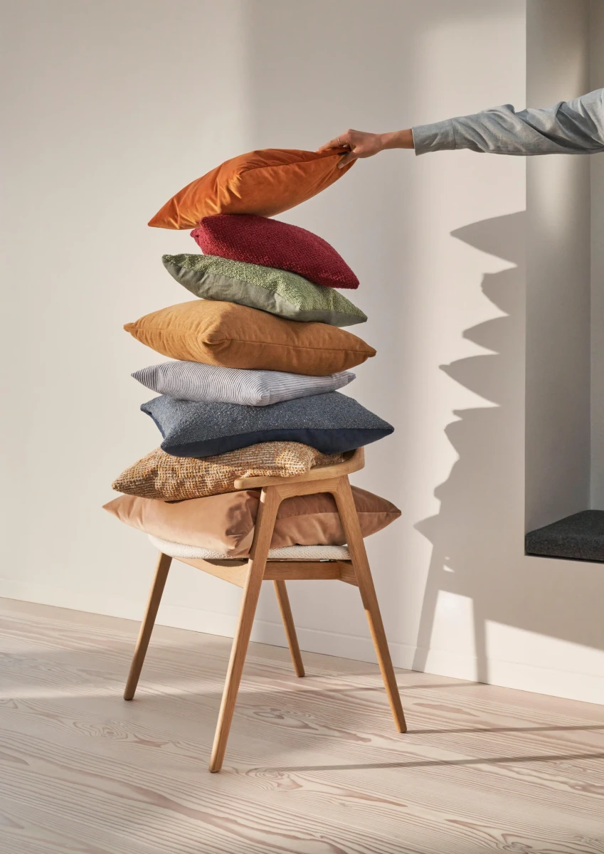 Velvet cushion