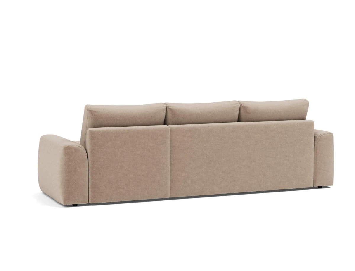 Norum Sofa Bed Chaise With Chunky Arms
