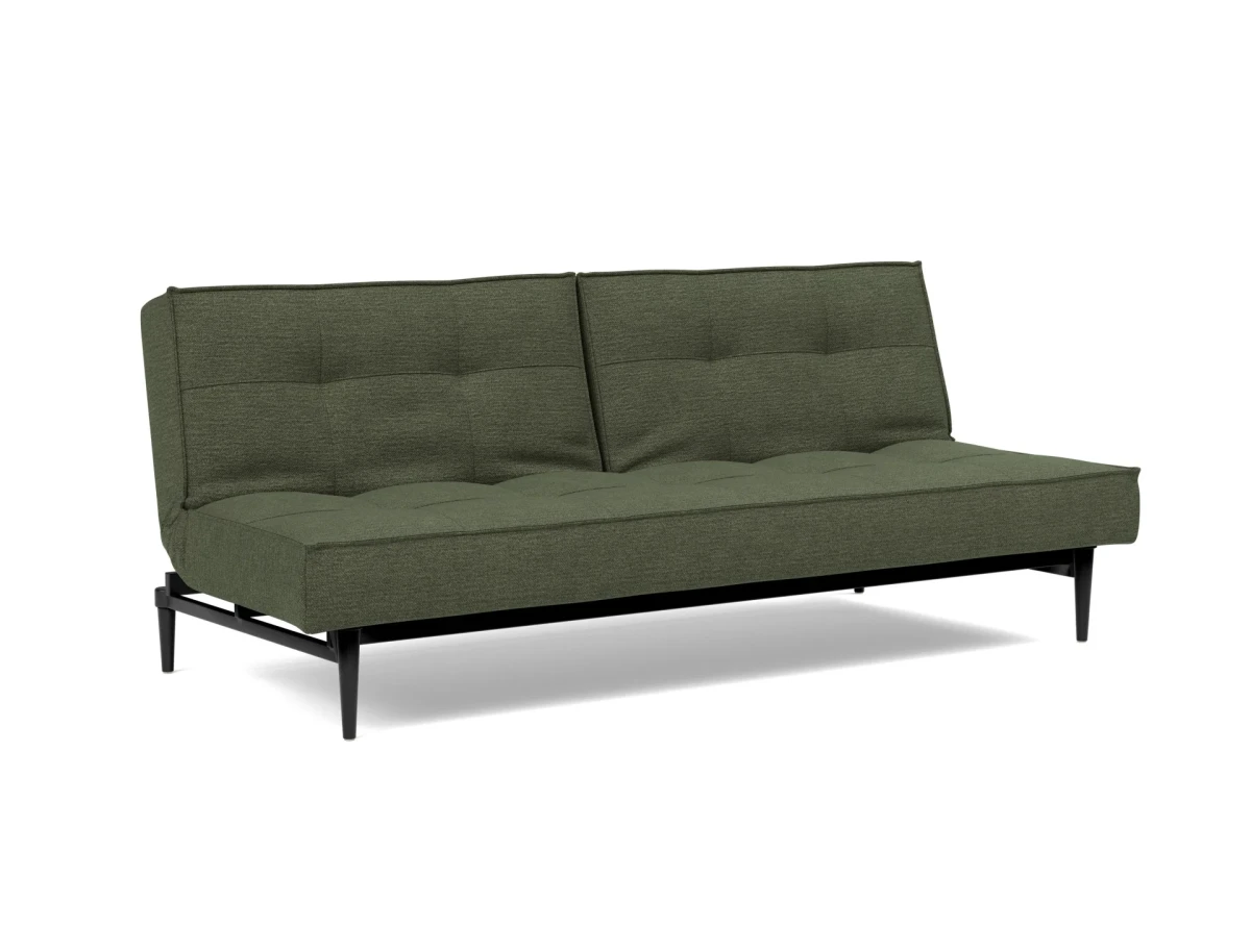 Splitback Styletto Sofa Bed Black Wood