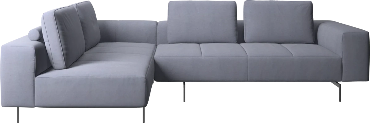 Amsterdam corner sofa with lounging unit