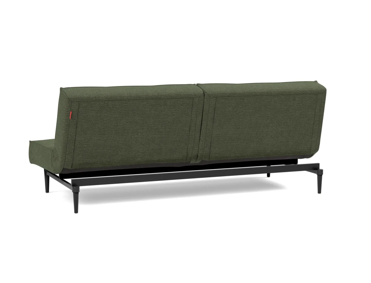 Splitback Styletto Sofa Bed Black Wood