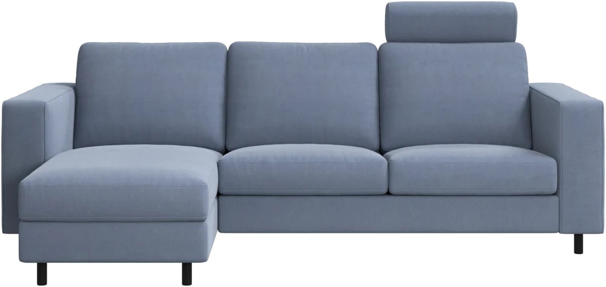 Indivi sofa with chaise longue left