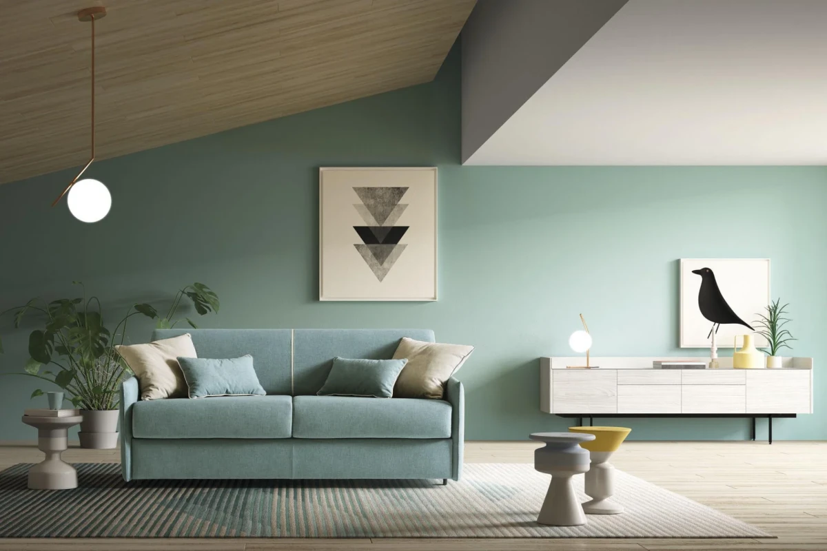 Naxos — Single or double-seat sofa bed.