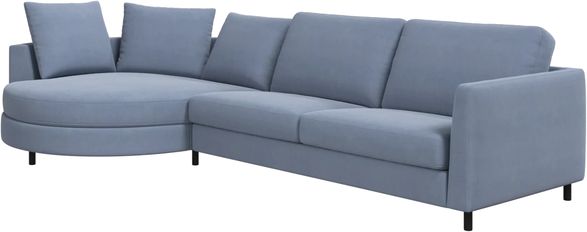 Indivi sofa with chaise longue left
