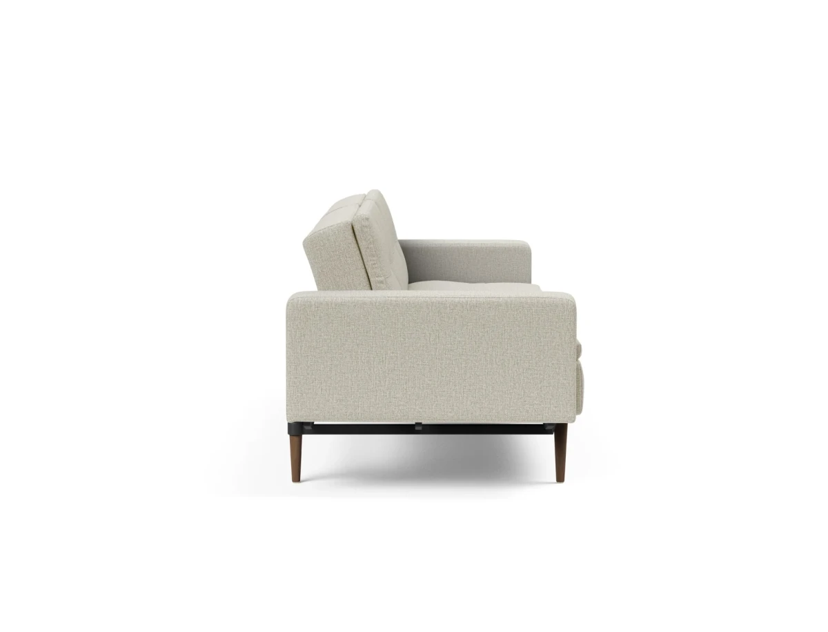 Dublexo Styletto Sofa Bed Dark Wood With Arms
