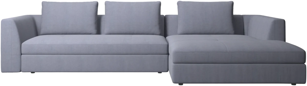 Bergamo sofa with resting unit