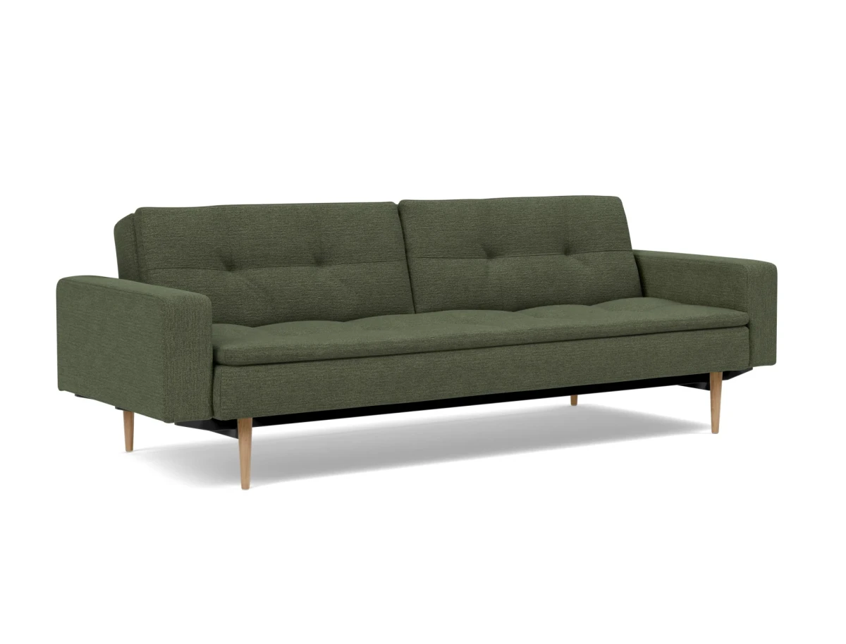 Dublexo Styletto Sofa Bed Light Wood With Arms