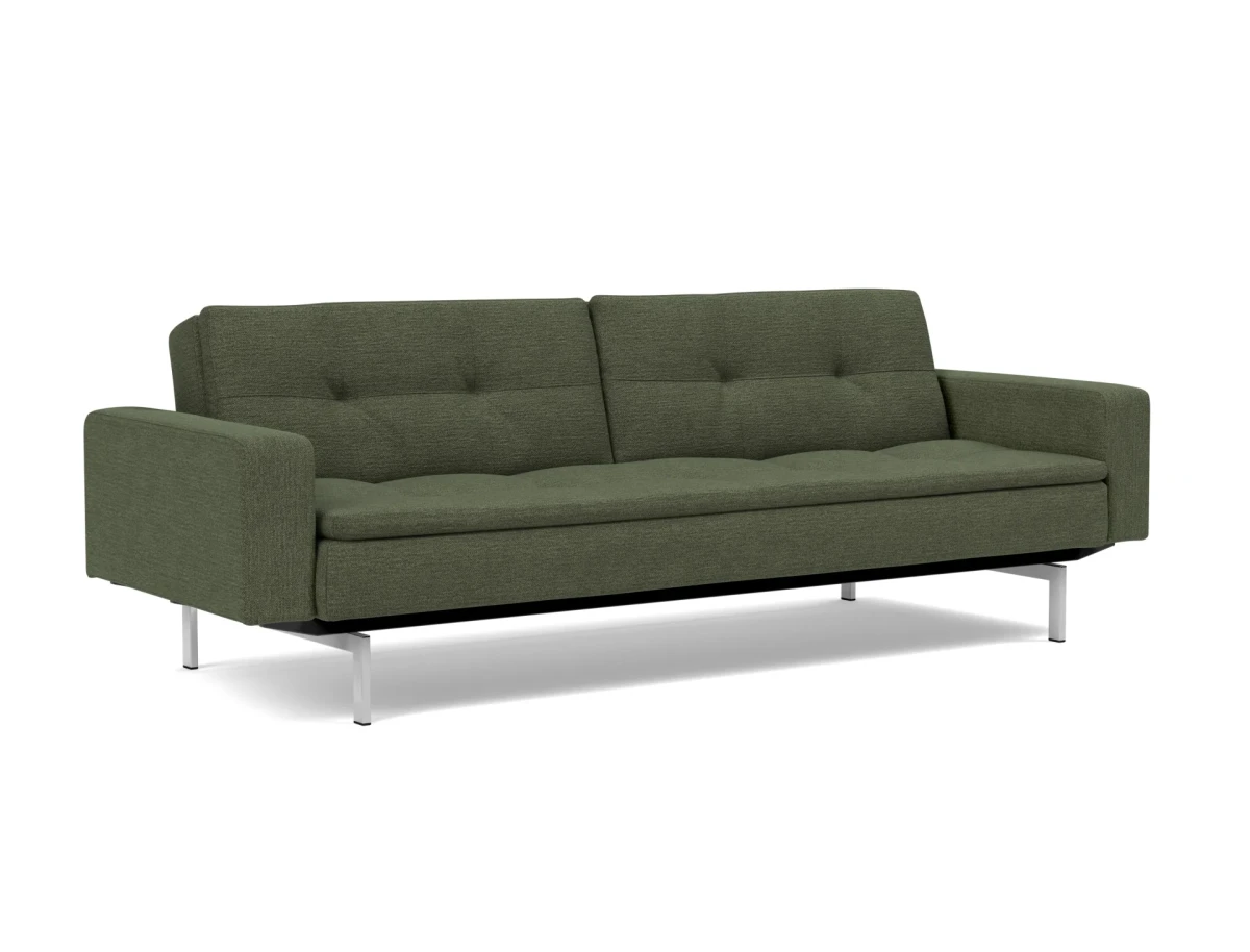 Dublexo Chrome Sofa Bed With Arms