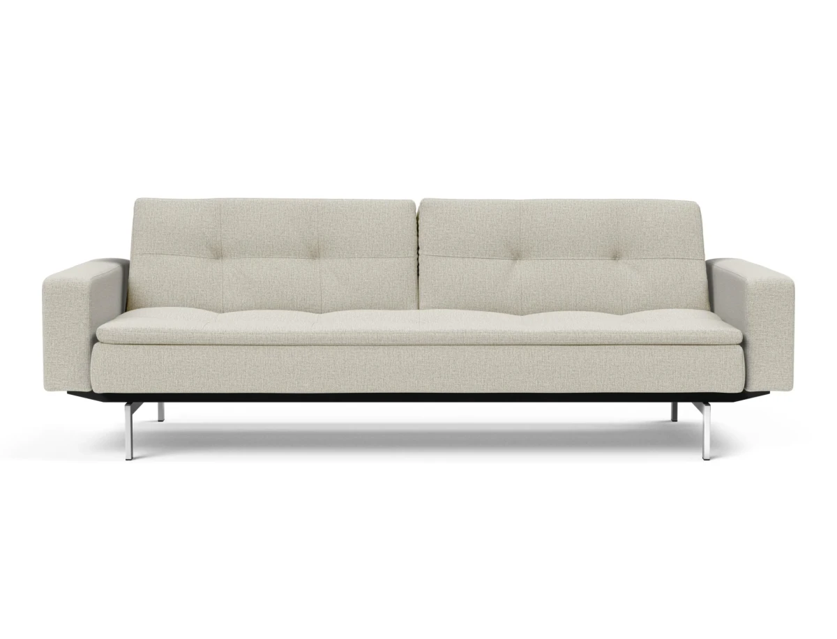 Dublexo Chrome Sofa Bed With Arms
