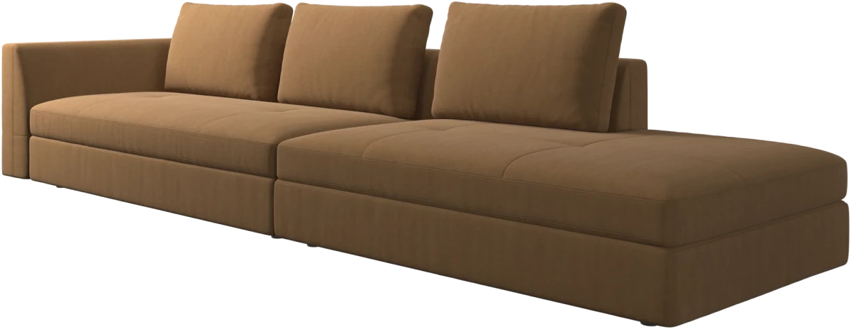 Bergamo sofa with lounging unit