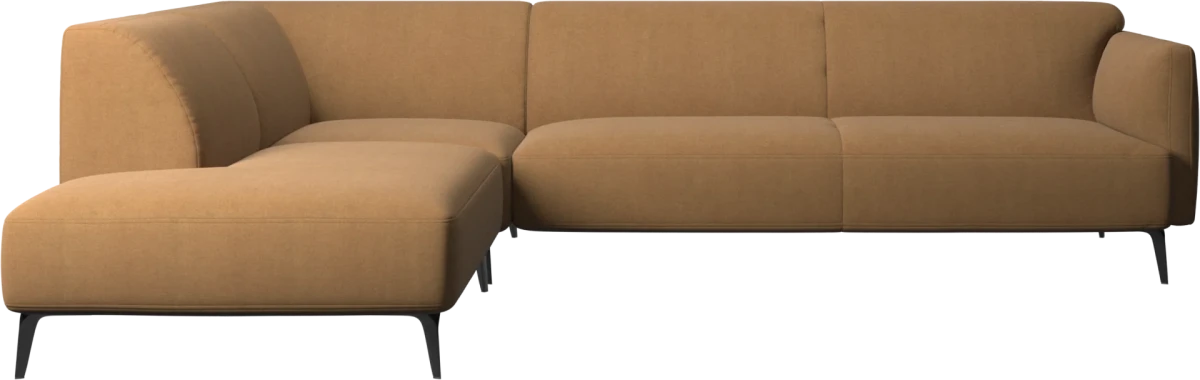 Modena corner sofa with lounging unit