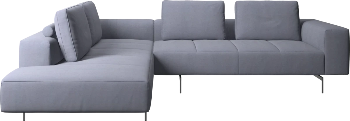 Amsterdam corner sofa with lounging unit