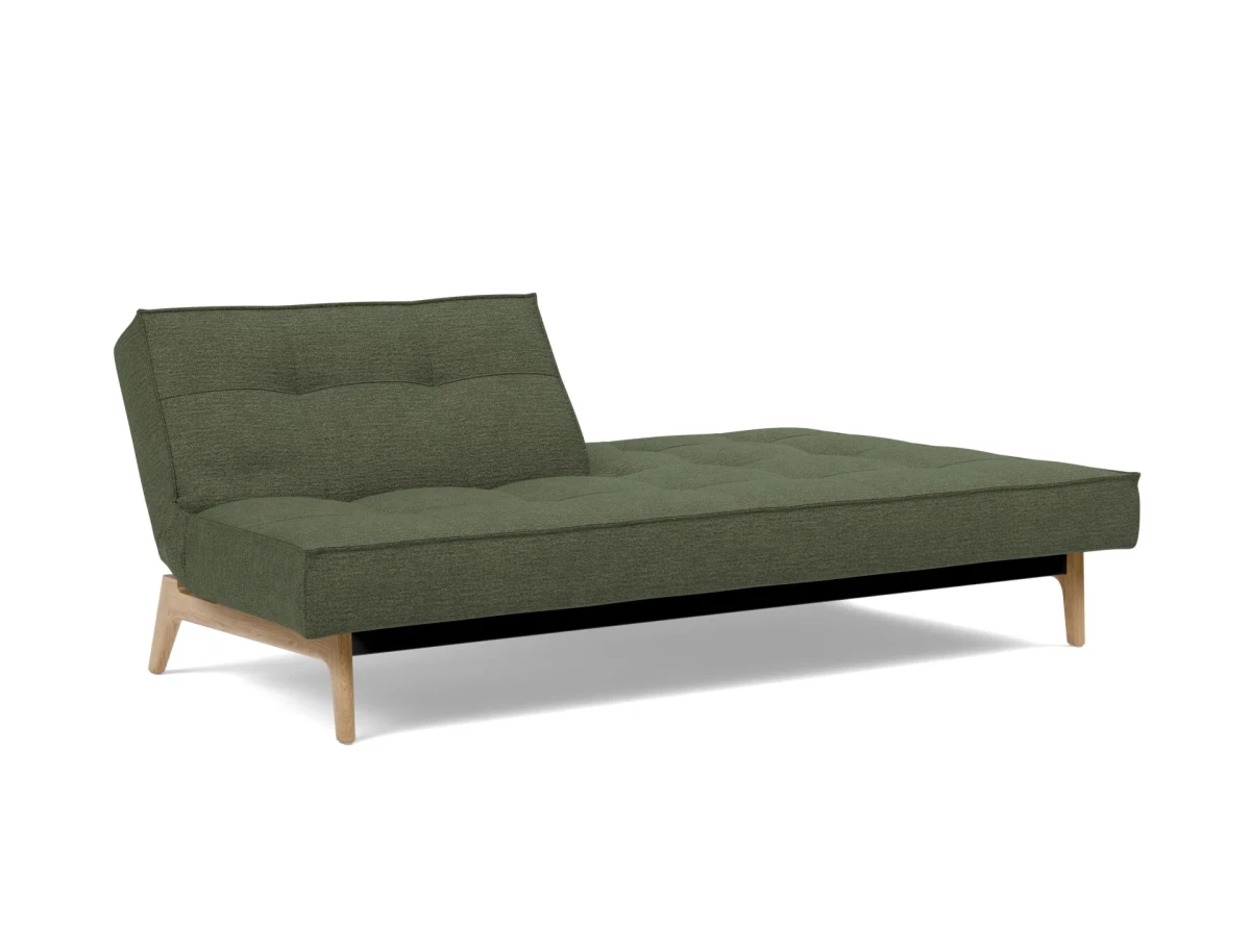 Splitback Eik Sofa Bed Oak