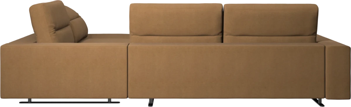 Hampton corner sofa with adjustable back and lounging unit