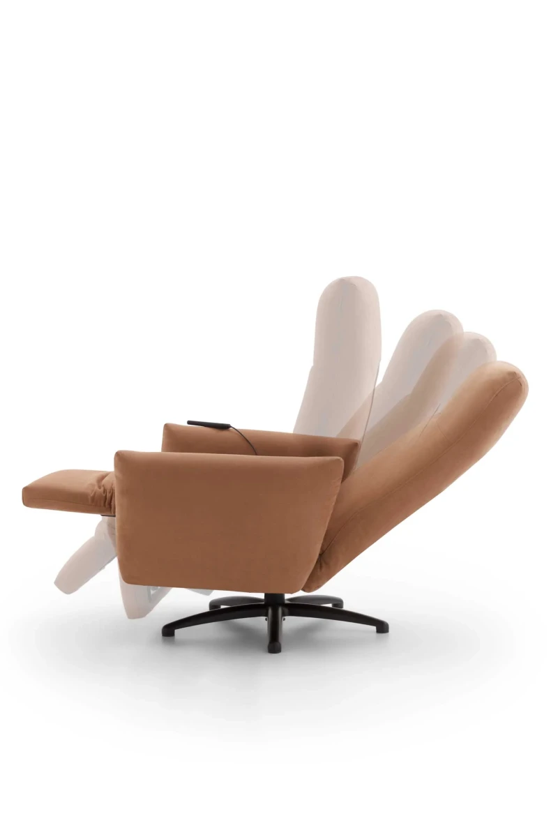 Prince — Comfortable and reclinable armchair with an electric relax mechanism and modern design.