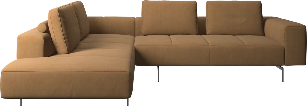 Amsterdam corner sofa with lounging unit