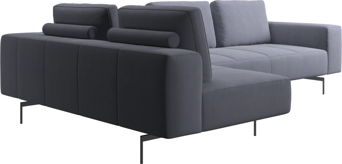 Amsterdam corner sofa with lounging unit