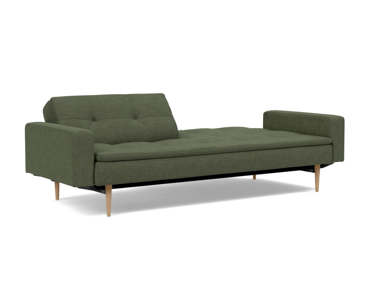 Dublexo Styletto Sofa Bed Light Wood With Arms