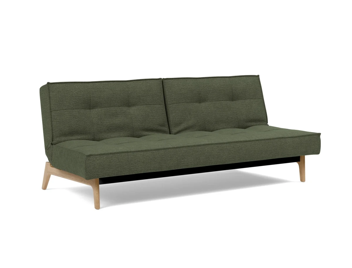 Splitback Eik Sofa Bed Oak