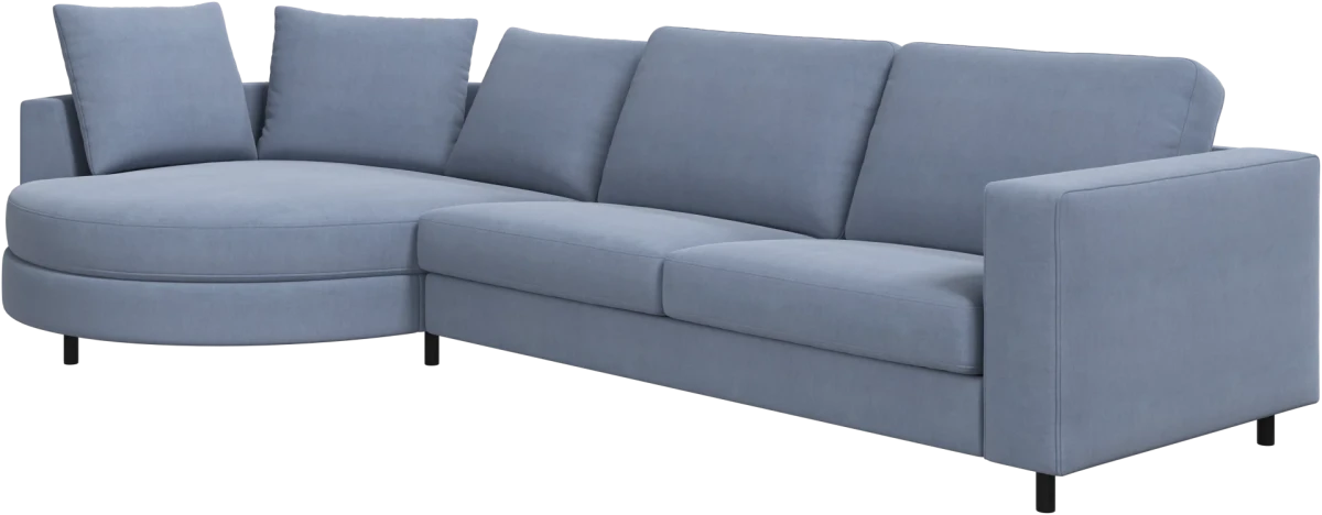 Indivi sofa with chaise longue left