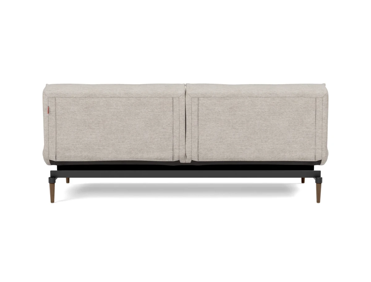 Splitback Styletto Sofa Bed Dark Wood