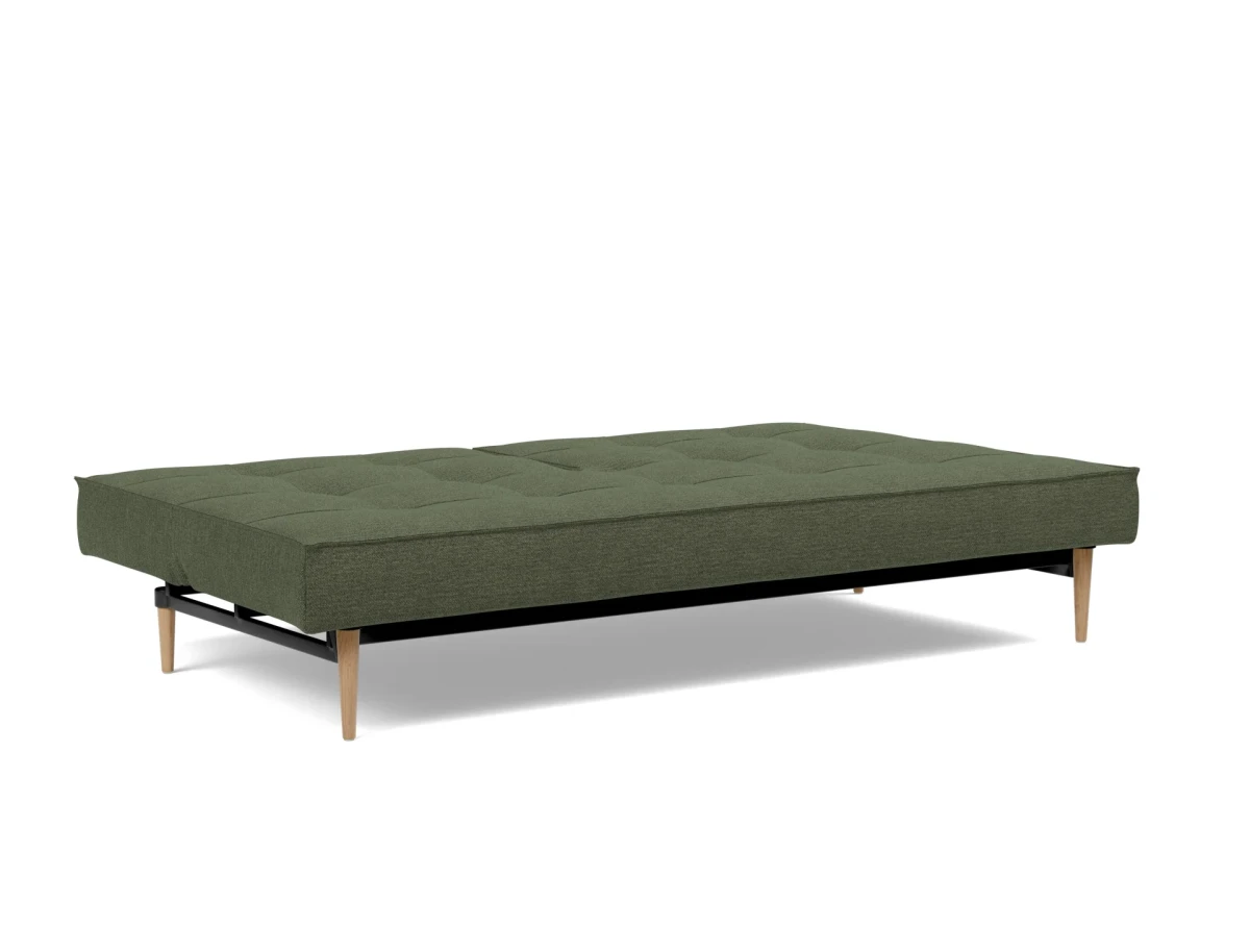 Splitback Styletto Sofa Bed Light Wood