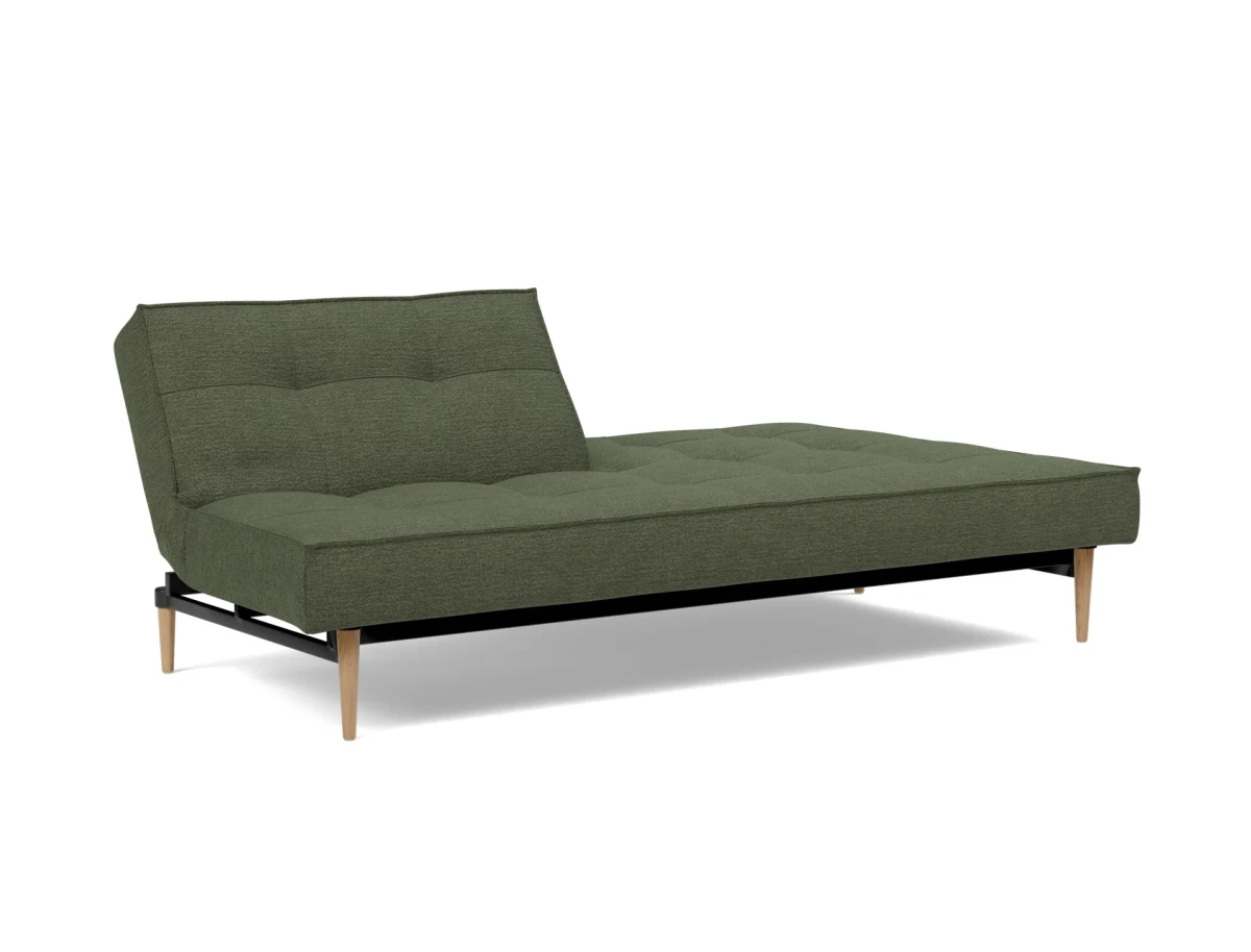 Splitback Styletto Sofa Bed Light Wood
