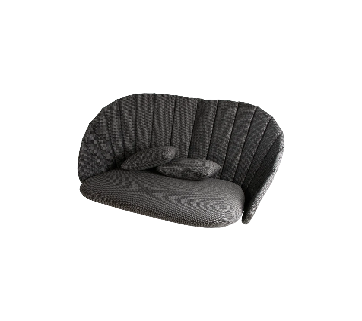 Peacock 2-seater sofa cushion set