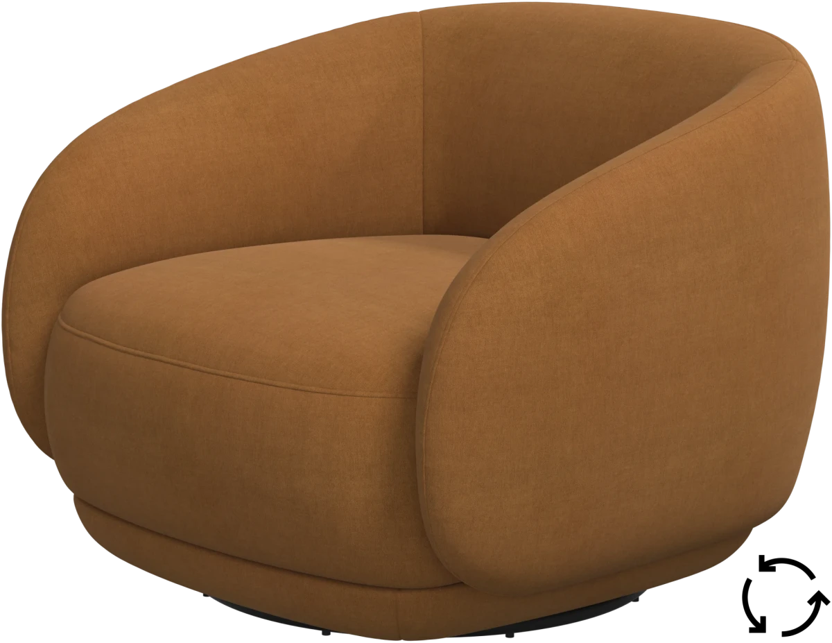 Bolzano armchair with swivel function