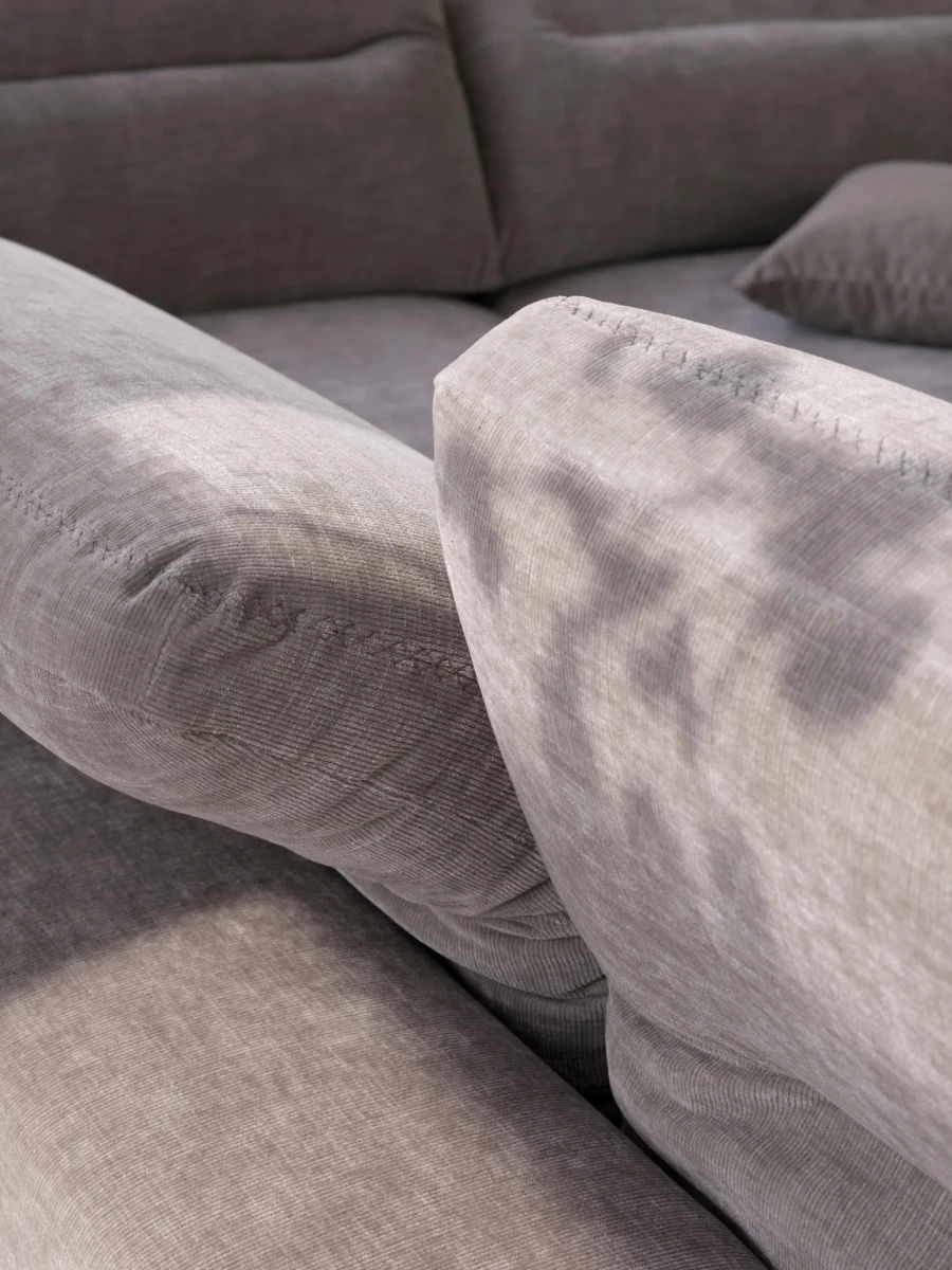 Hampton footstool with storage left and right sides