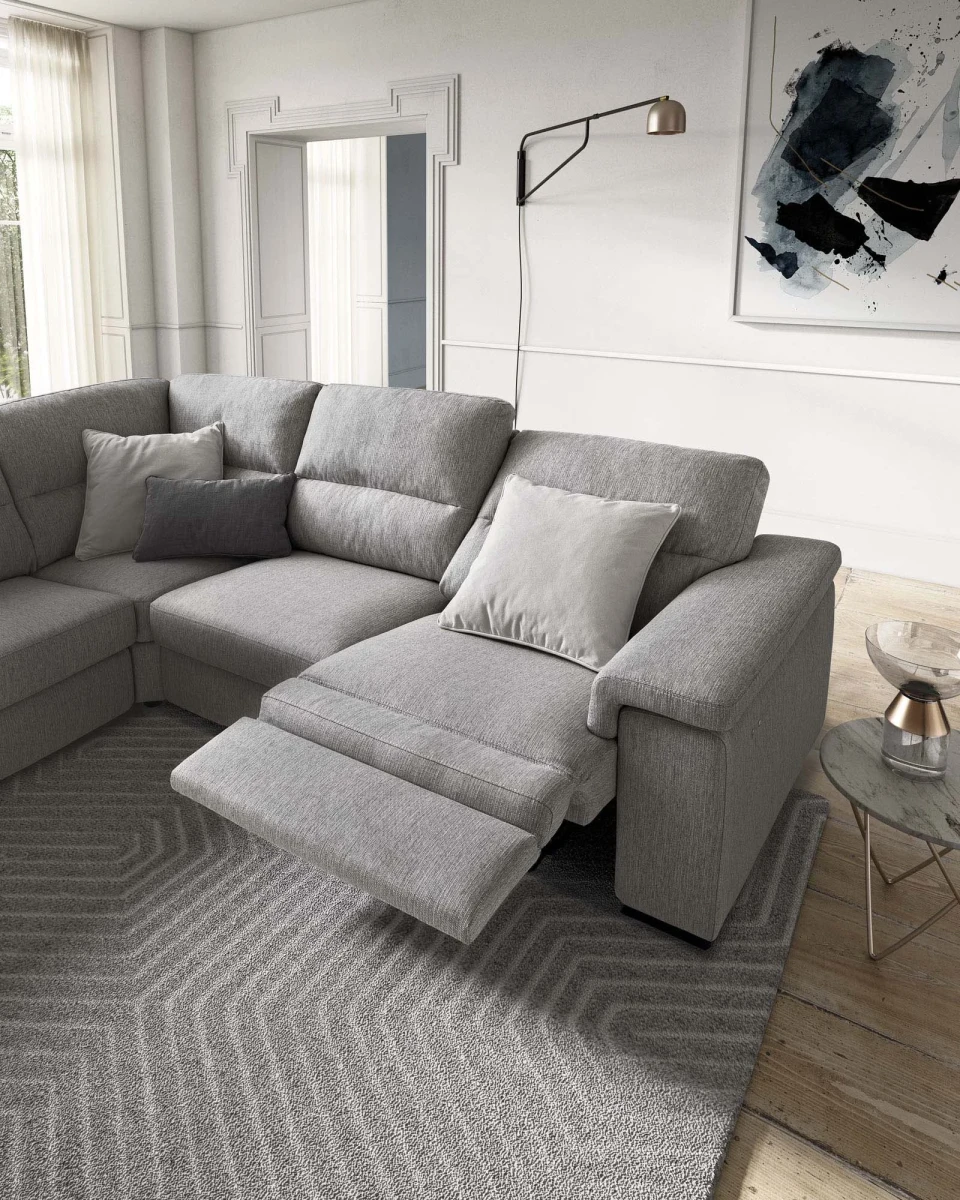 Jaro — Sofa with high backrest and relax mechanism.