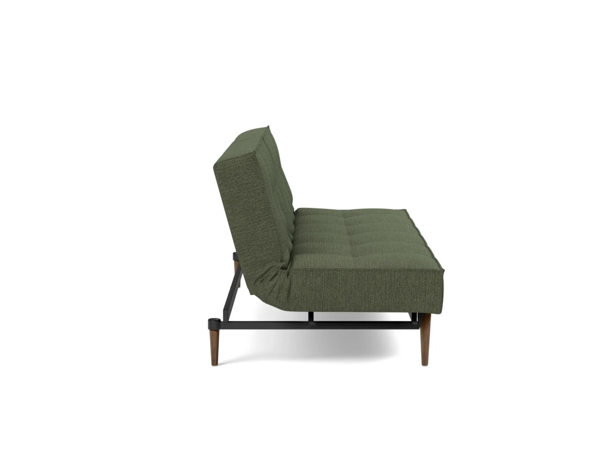 Splitback Styletto Sofa Bed Dark Wood