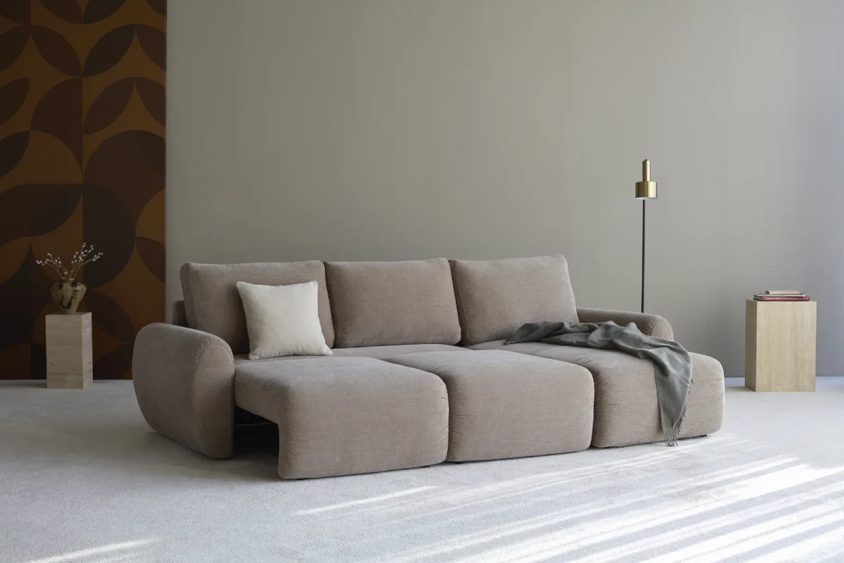 Norum Sofa Bed Chaise With Curve Arms