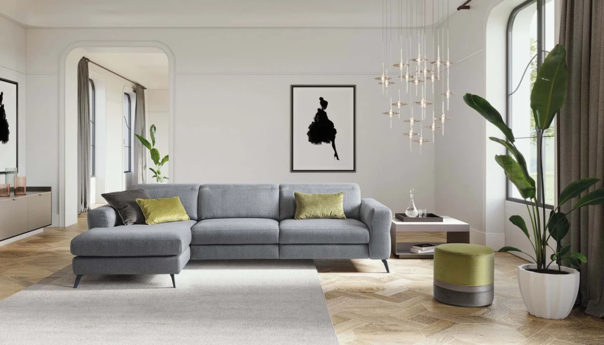 Gareth — Recliner sofa with adjustable headrests and a clean, modern design.