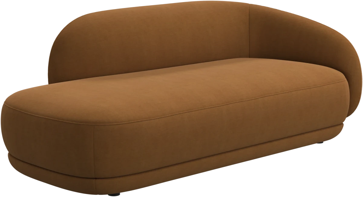Bolzano, chaise longue sofa right