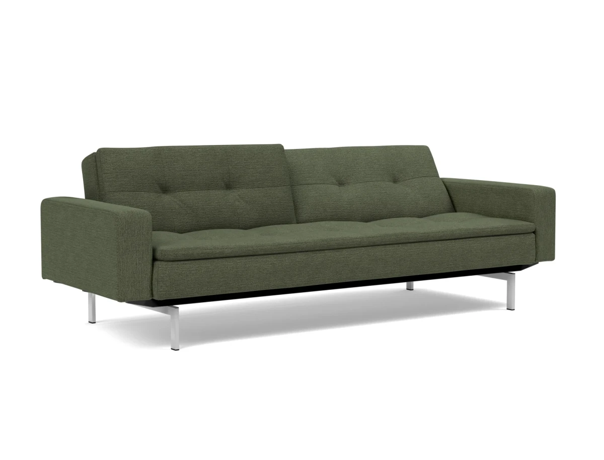 Dublexo Chrome Sofa Bed With Arms