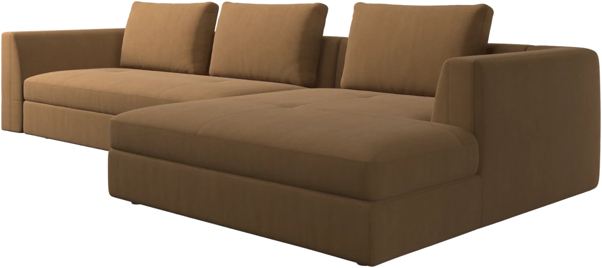 Bergamo sofa with resting unit