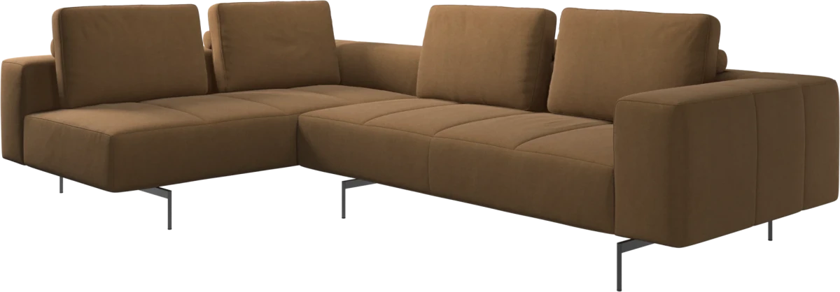 Amsterdam corner sofa with lounging unit