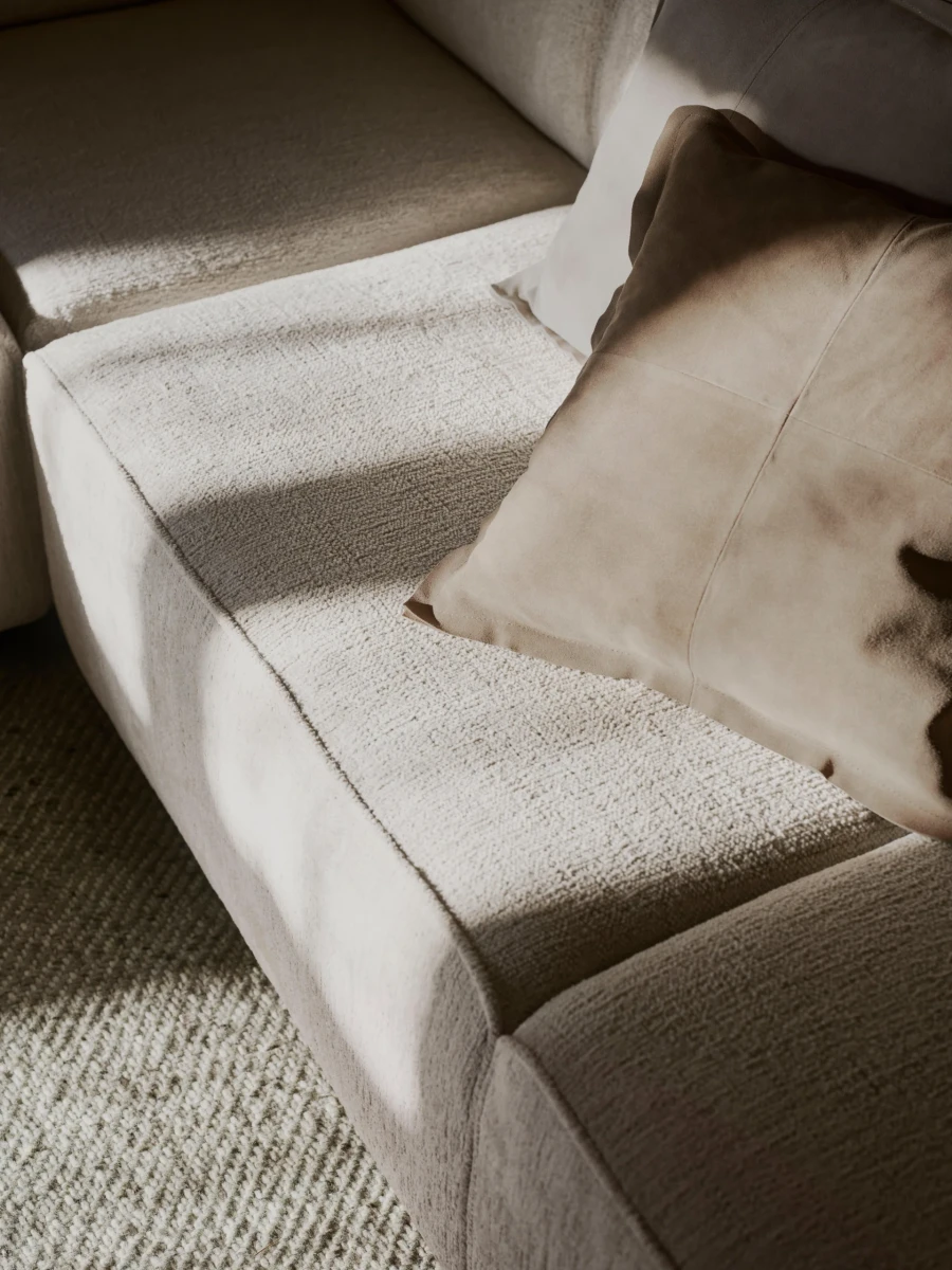 Suede cushion