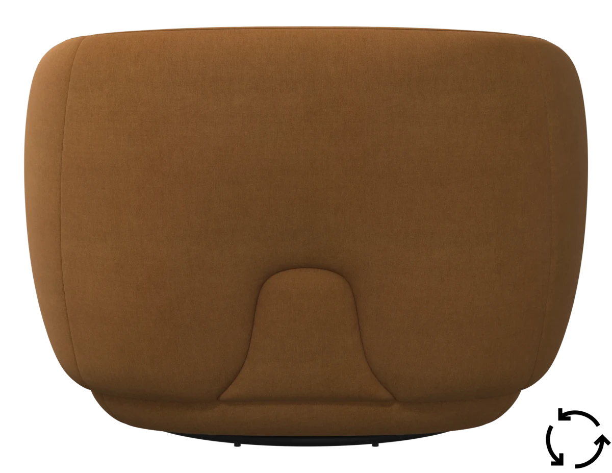 Bolzano armchair with swivel function