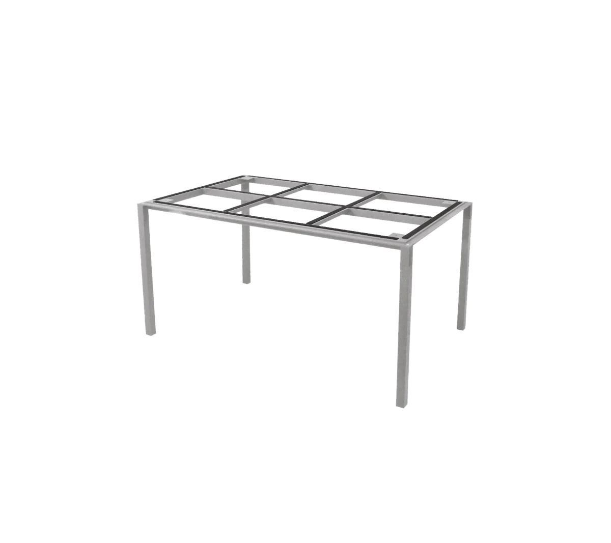 Pure dining table base, 150x90 cm