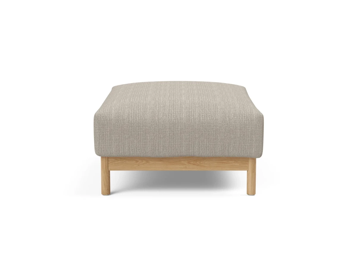 Malloy Wood Ottoman