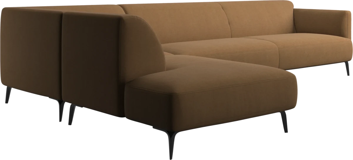 Modena corner sofa with lounging unit