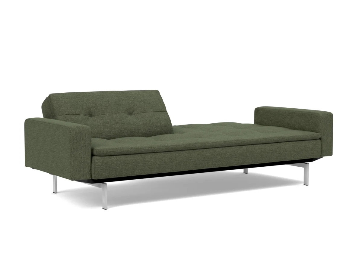 Dublexo Chrome Sofa Bed With Arms