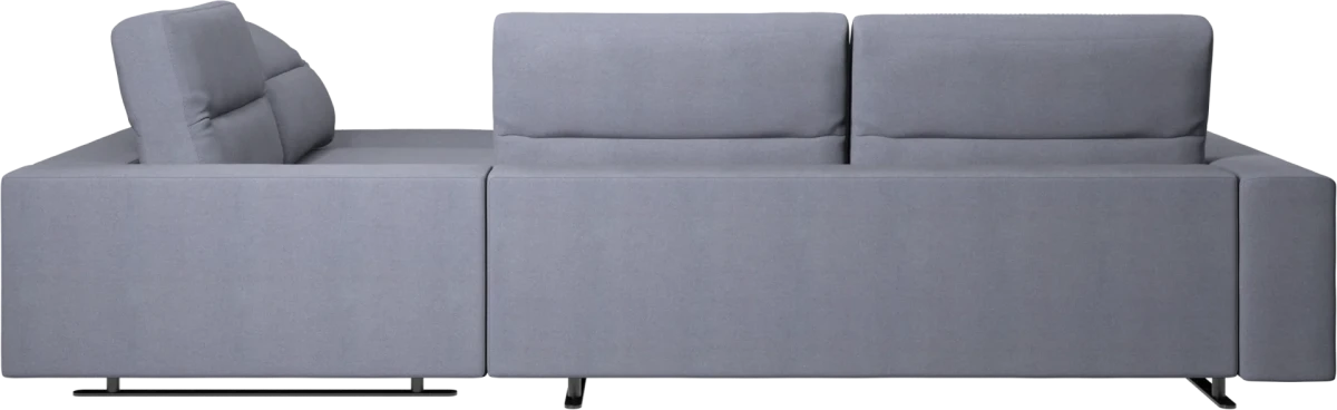 Hampton corner sofa with adjustable back and lounging unit