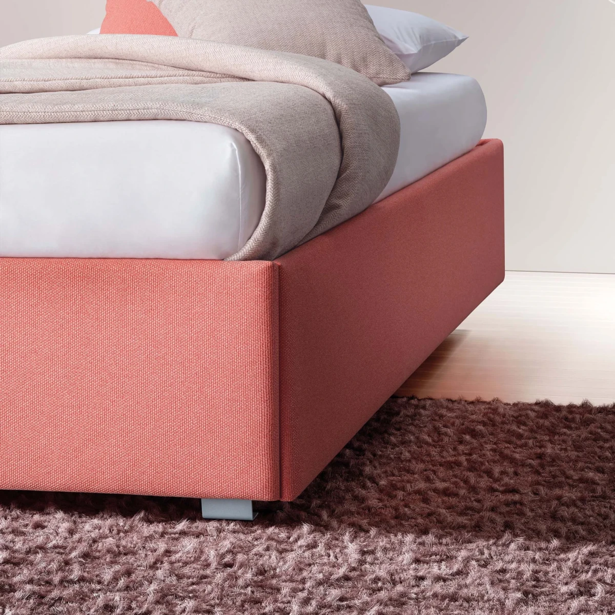 Pervinca — Single daybed without a headboard.