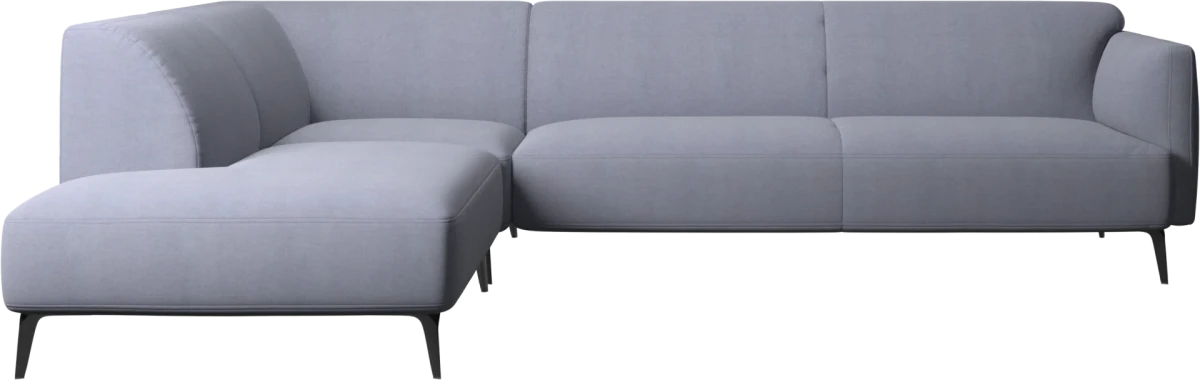 Modena corner sofa with lounging unit