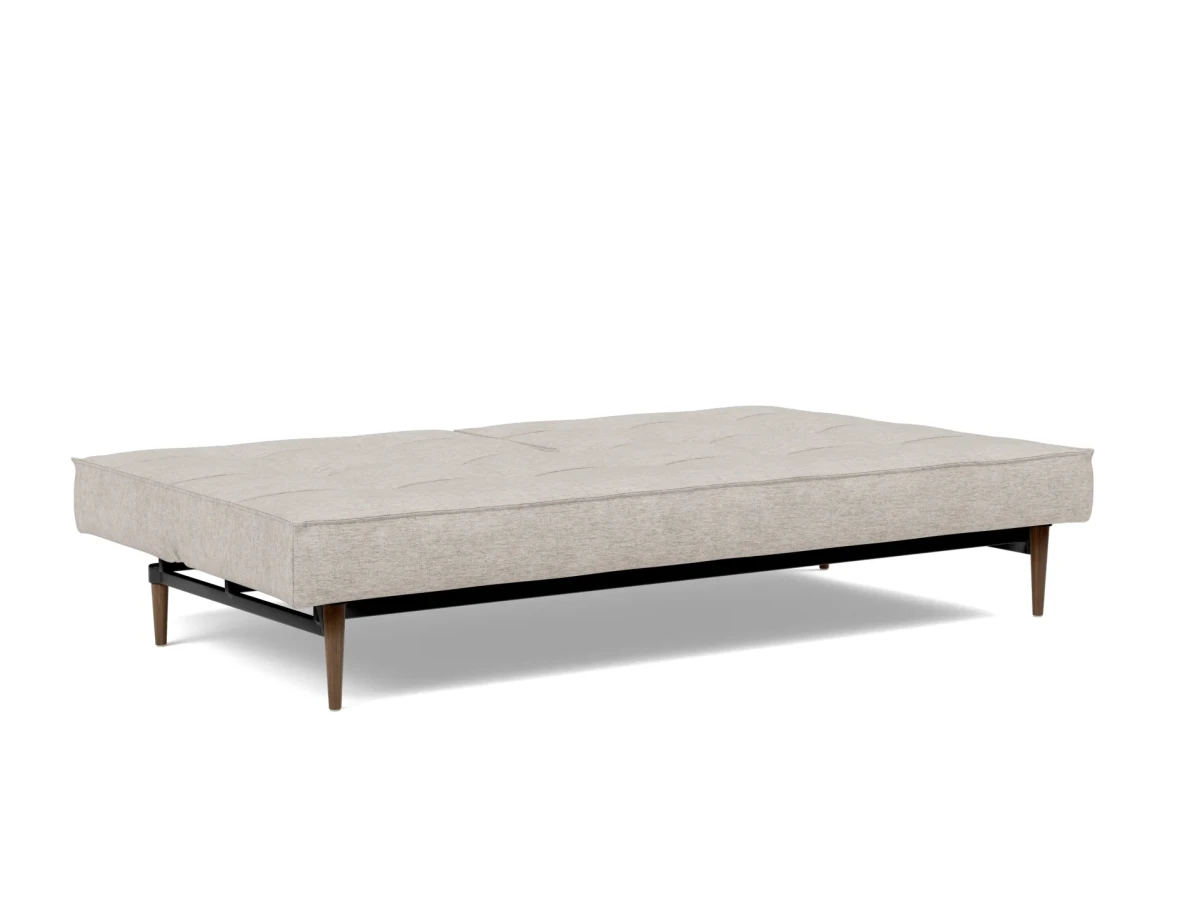 Splitback Styletto Sofa Bed Dark Wood